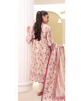 2-PC Shirt Dupatta Unstitched Printed Lawn By Zellbury | 0303